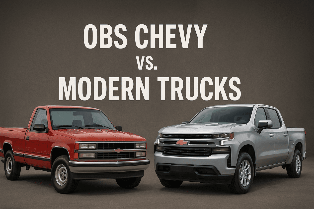 obs chevy vs. modern trucks